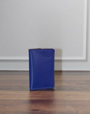 Porte cartes et monnaie pour femme bleu