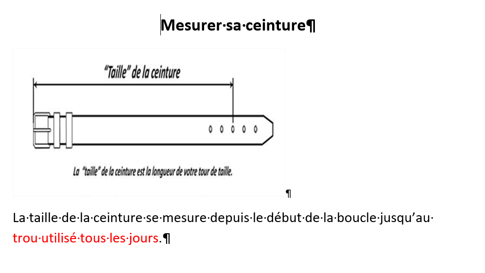 Comment bien mesurer sa ceinture